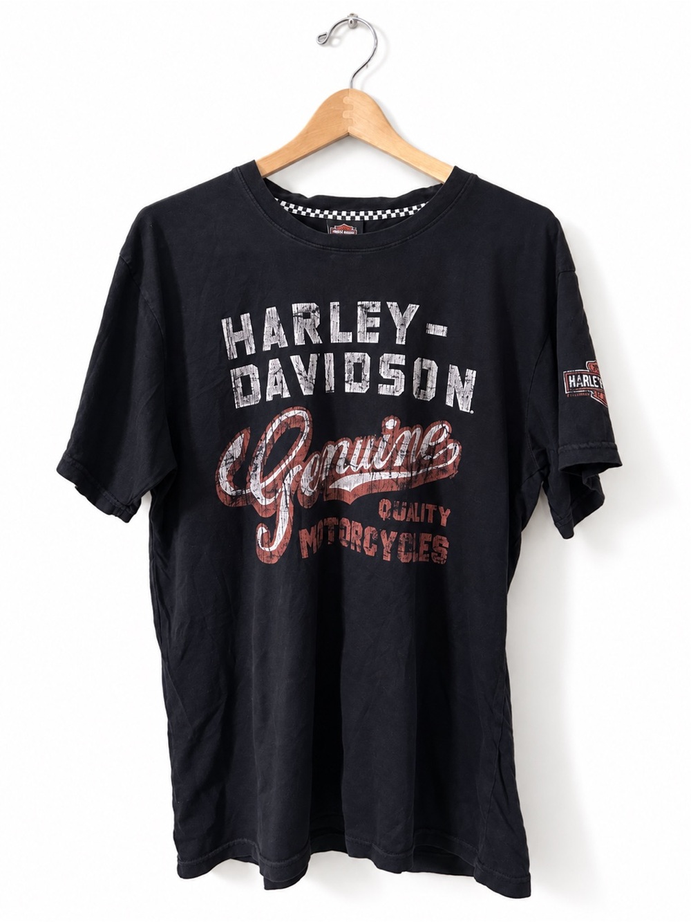 Vintage Harley Davidson ABC Genuine Yakima, WA Black T-Shirt Men’s Medium